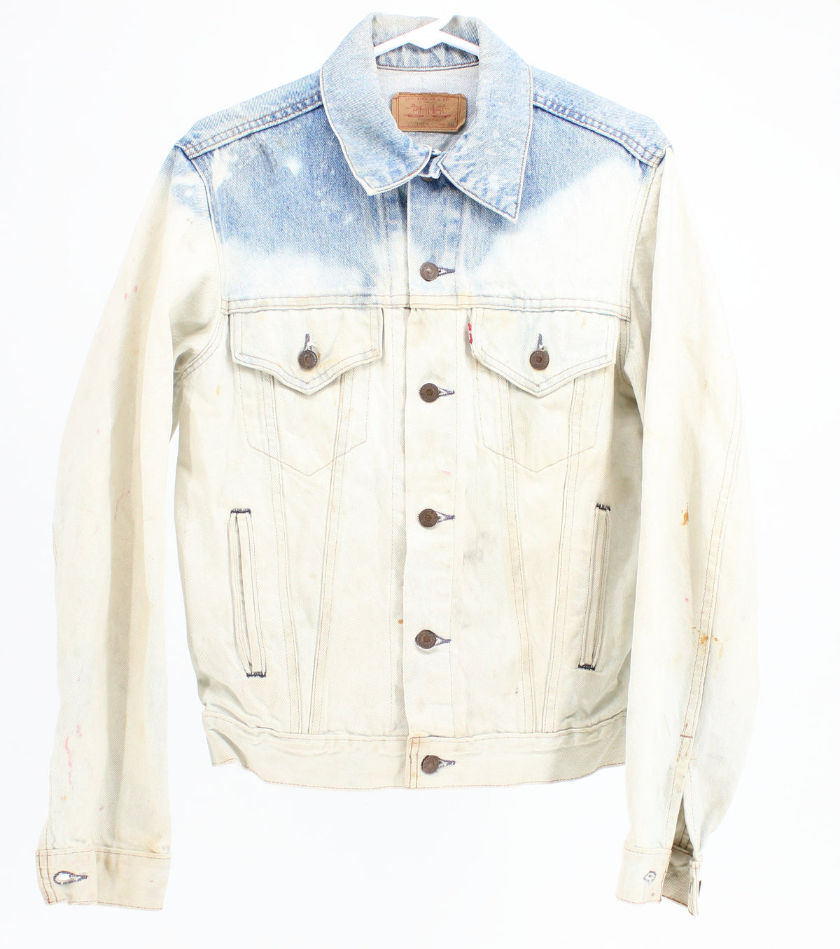 Levis Strauss Light Blue Acid Wash Denim Jacket