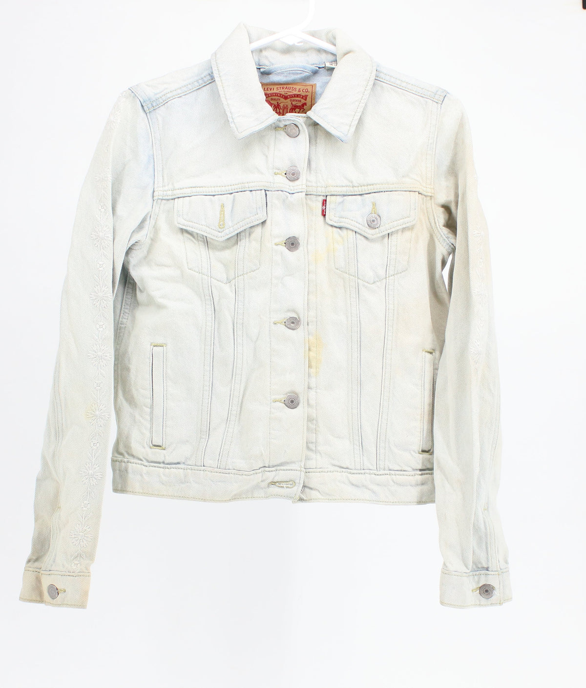Levis Strauss Blue Light Wash Women Denim Jacket