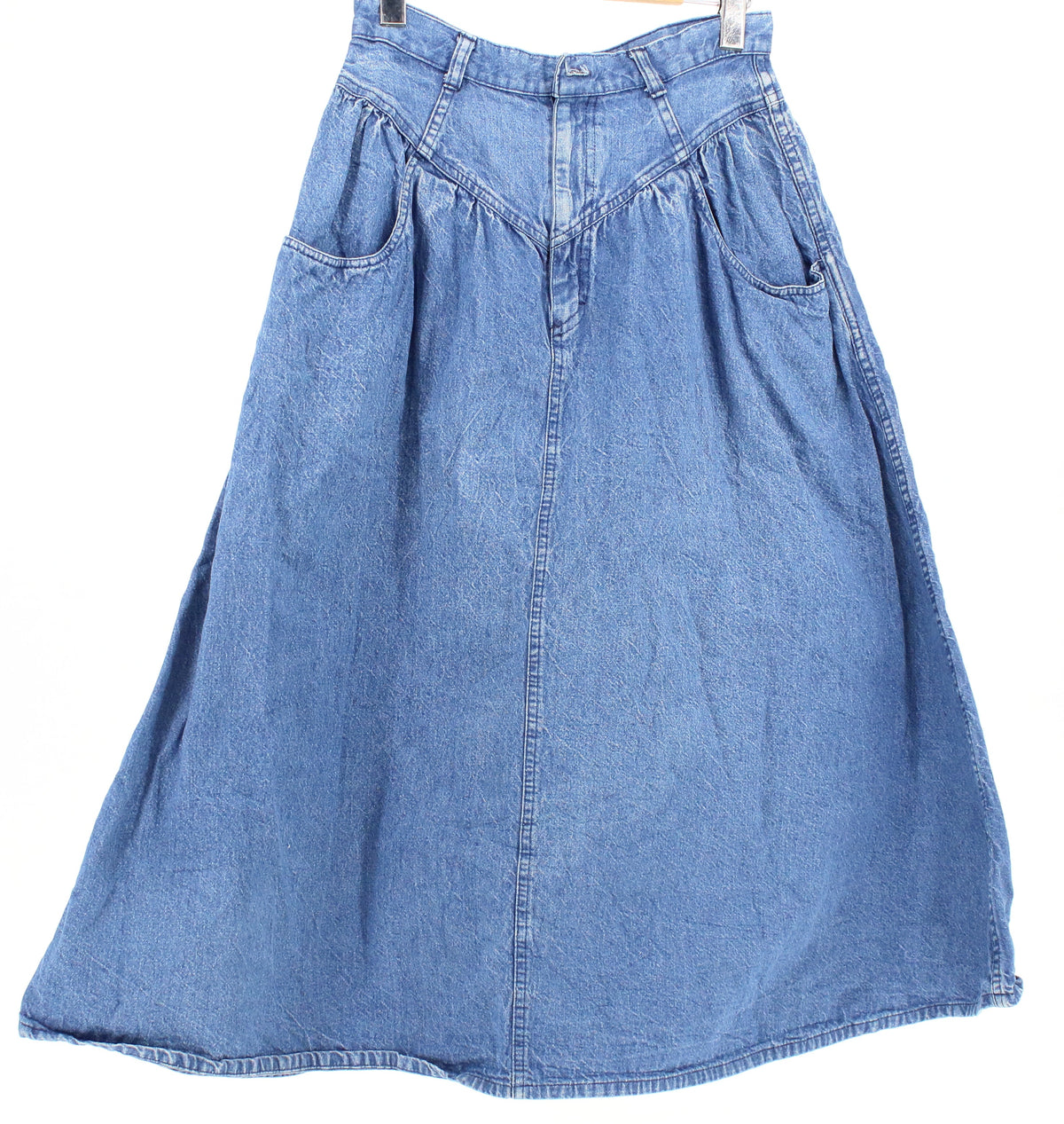 Transaction Blue Denim Front Pocket Skirt