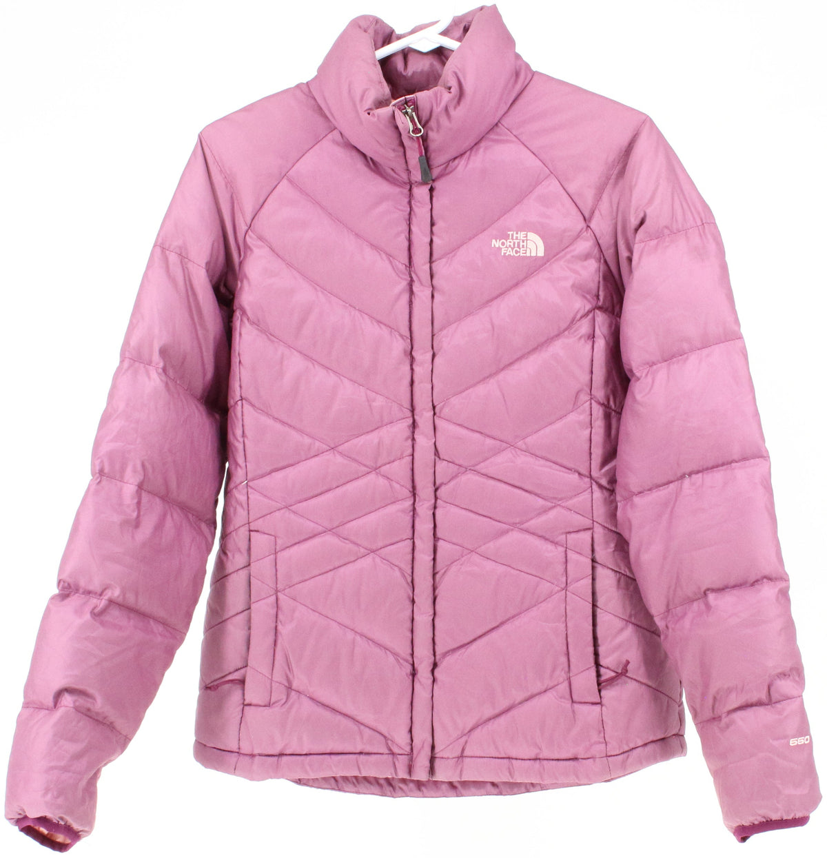 The North Face 550 Glossy Pink Women's Down Jacket