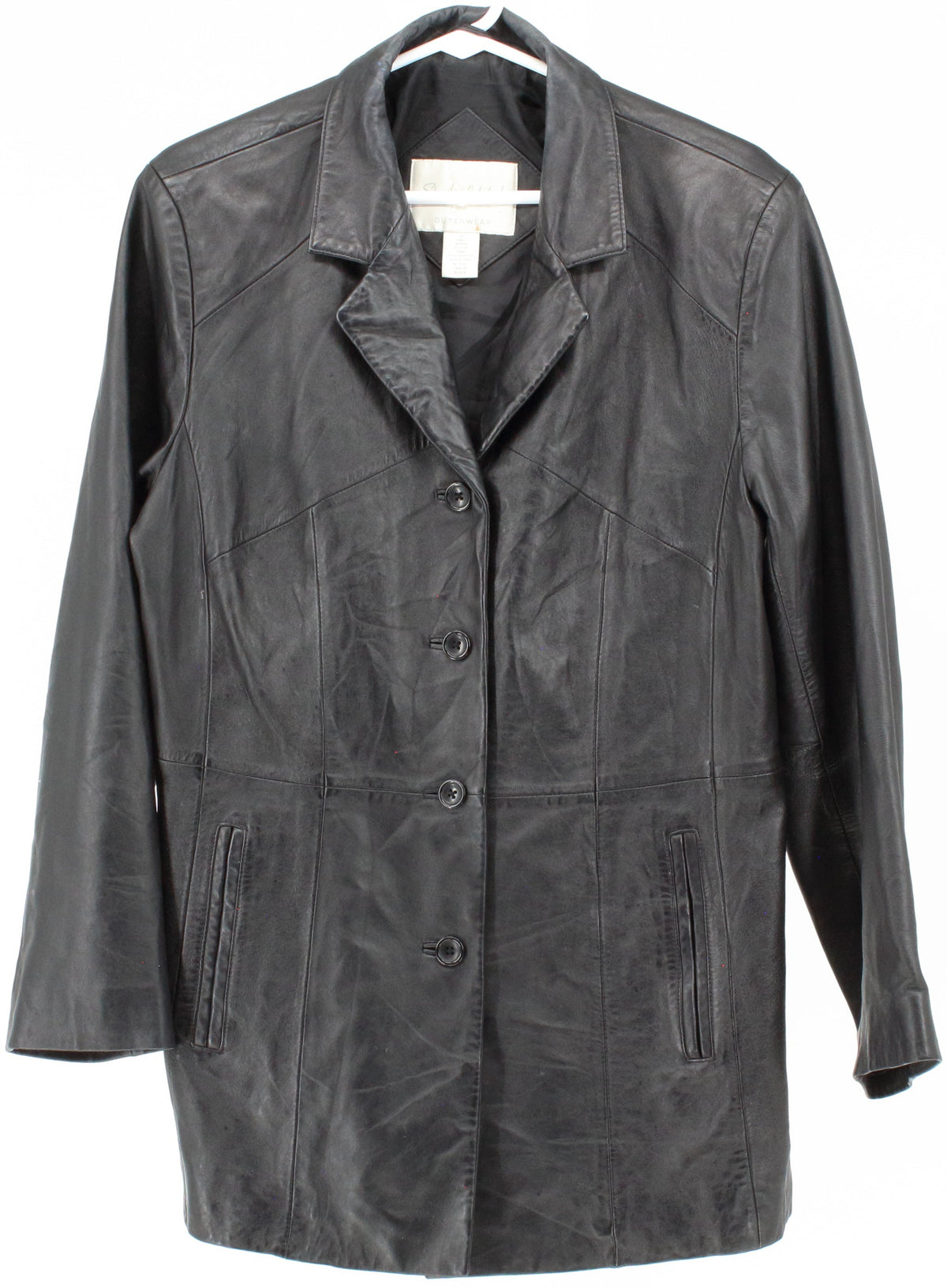 Studio Works Black Women's Leather Jacket