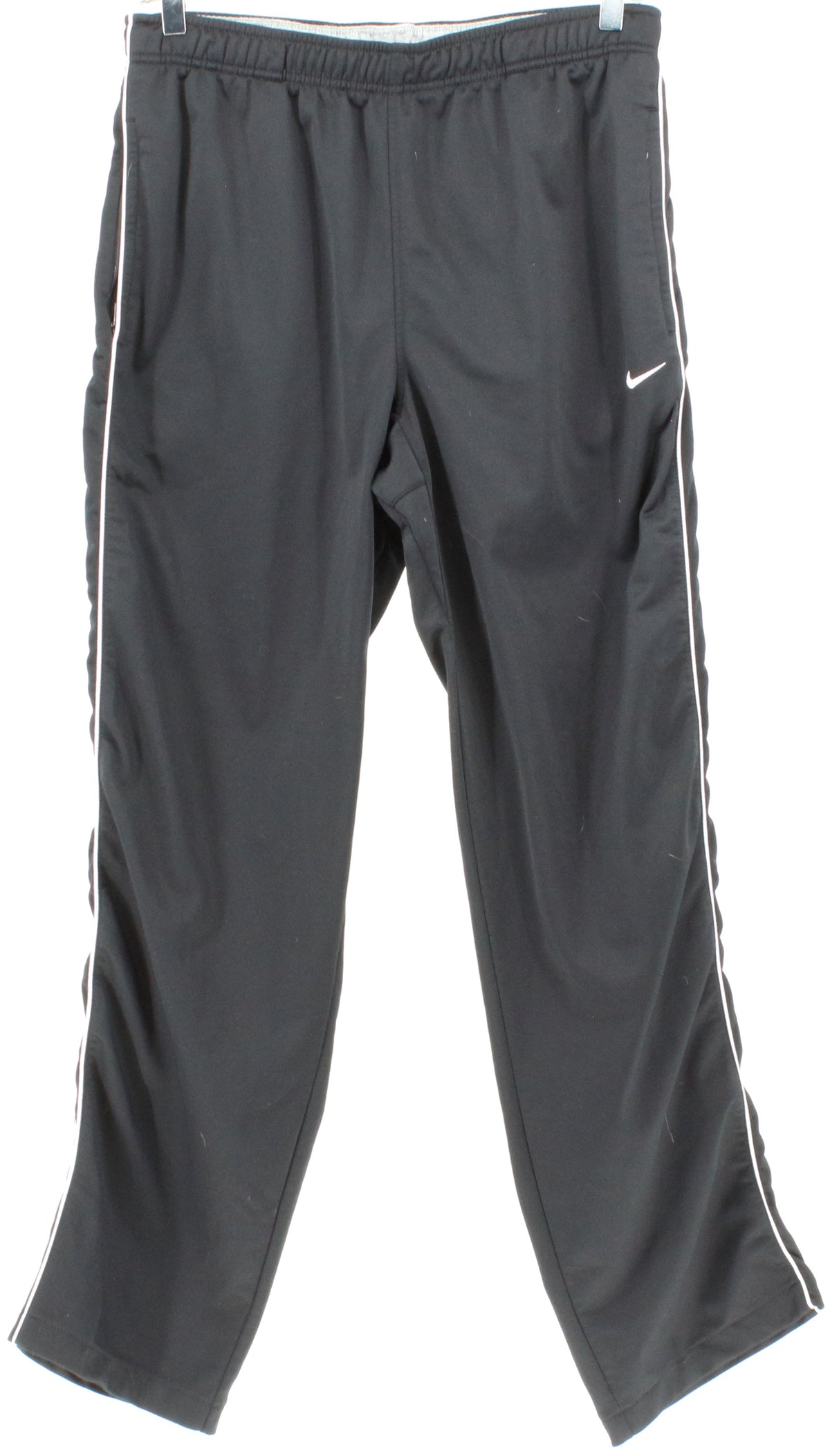 Nike The Athletic Dept. Black Men's Pants With White Piping Sides