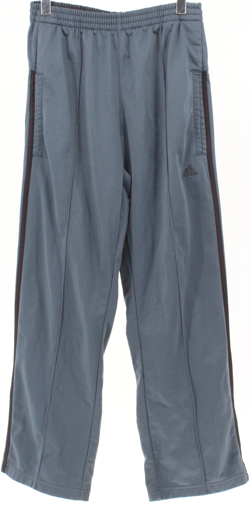 Adidas Dark Grey With Black Stripes Track Men's Pants