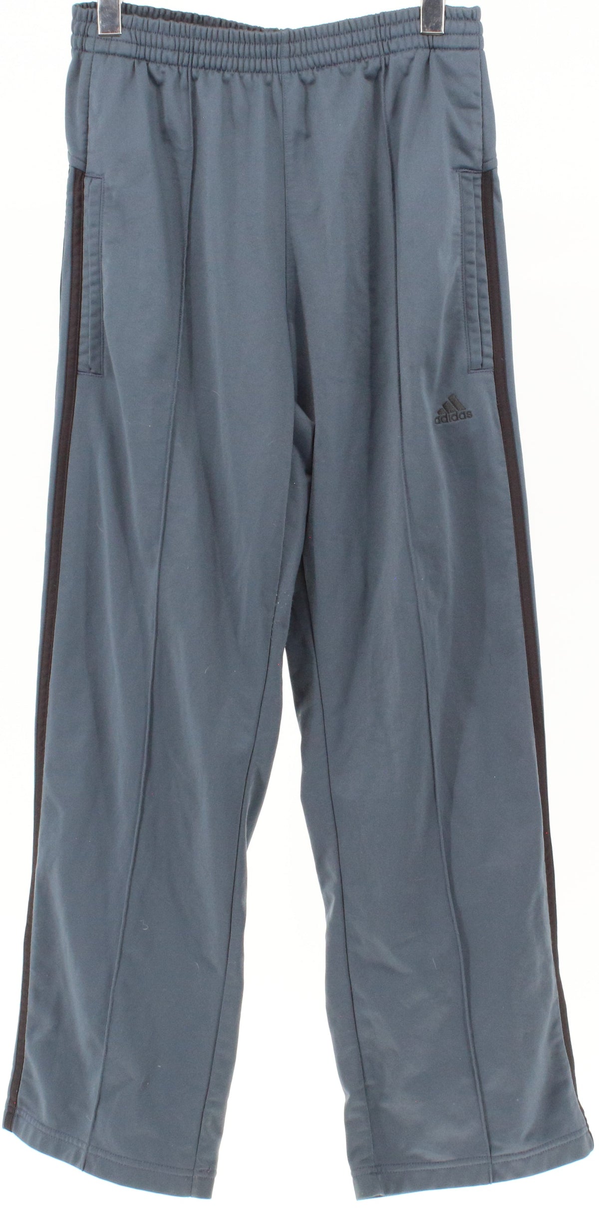 Adidas Dark Grey With Black Stripes Track Men's Pants