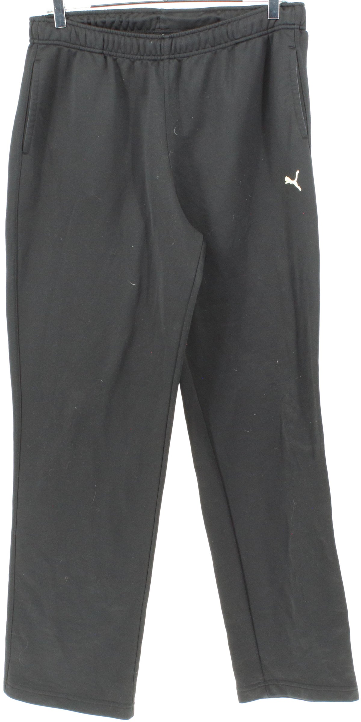 Puma Warm Cell Black Men's Pants With Yellow Logo