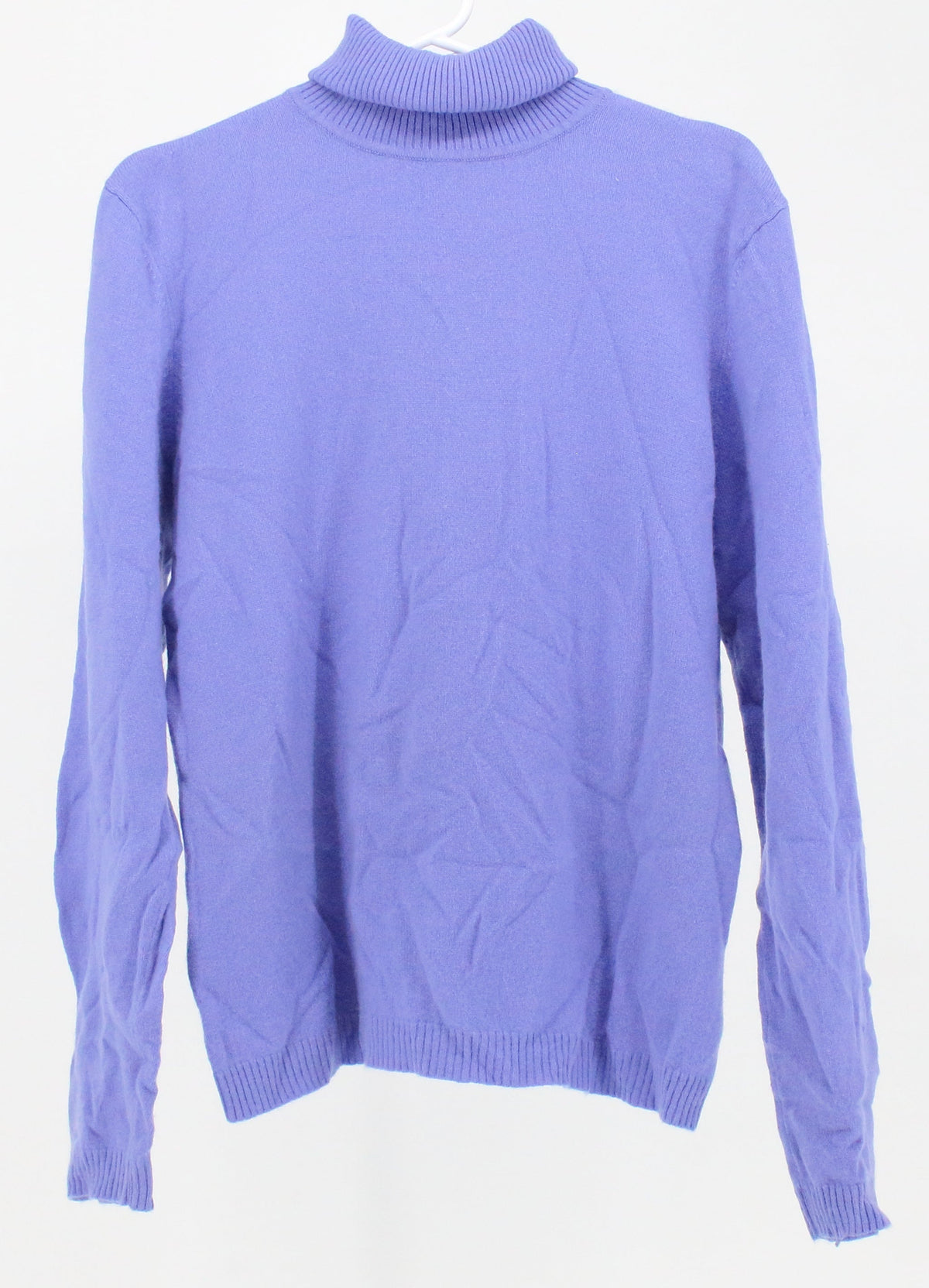 Marshall Fields Purple Turtle Neck Cashmere Sweater