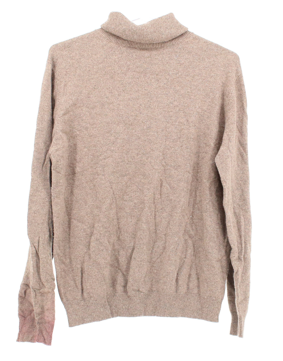 Celeste Light Brown Turtleneck Cashmere Sweater