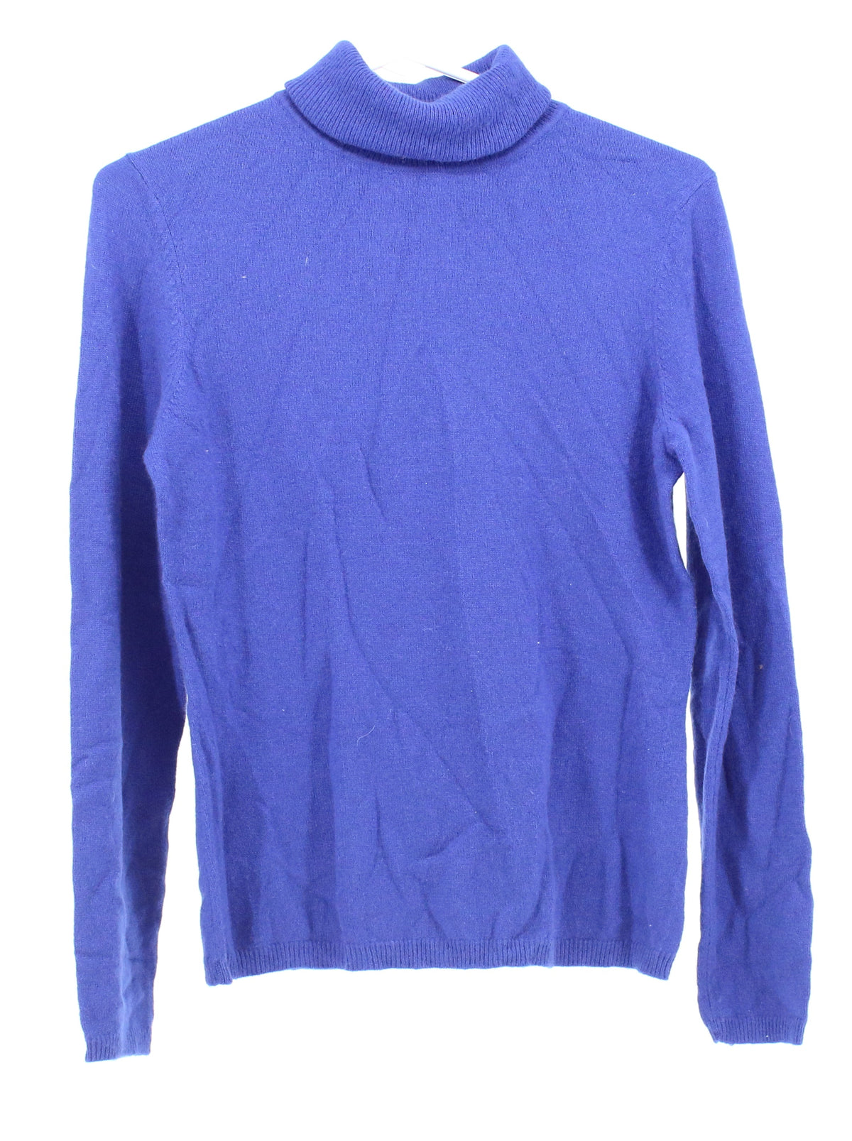 Charter Club Blue Turtleneck Cashmere Sweater