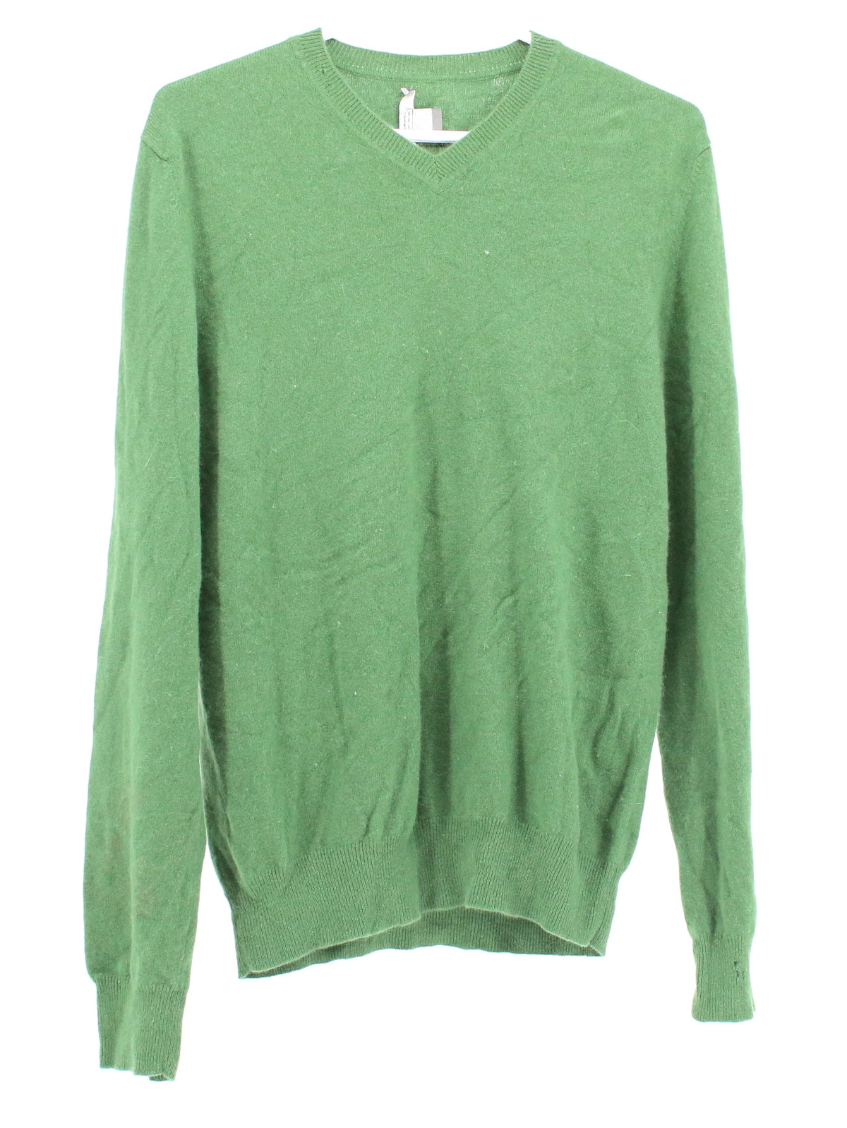 Apt.9 Green V Neck Cashmere Sweater