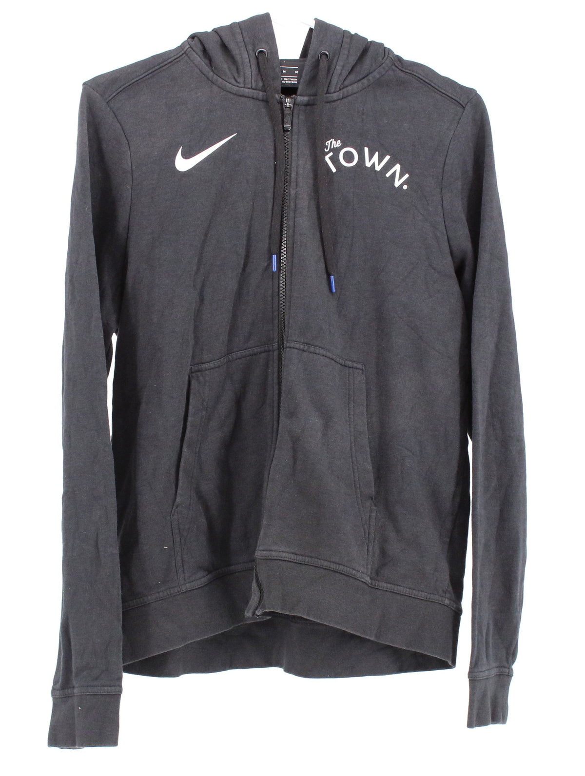 Nike The Town Black  Zip UP Hood Sweatshirt