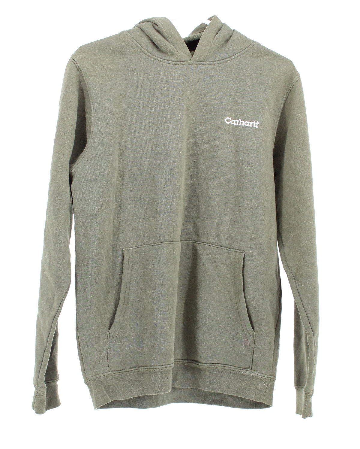 Carhartt Olive Green Hooded Sweatshirt