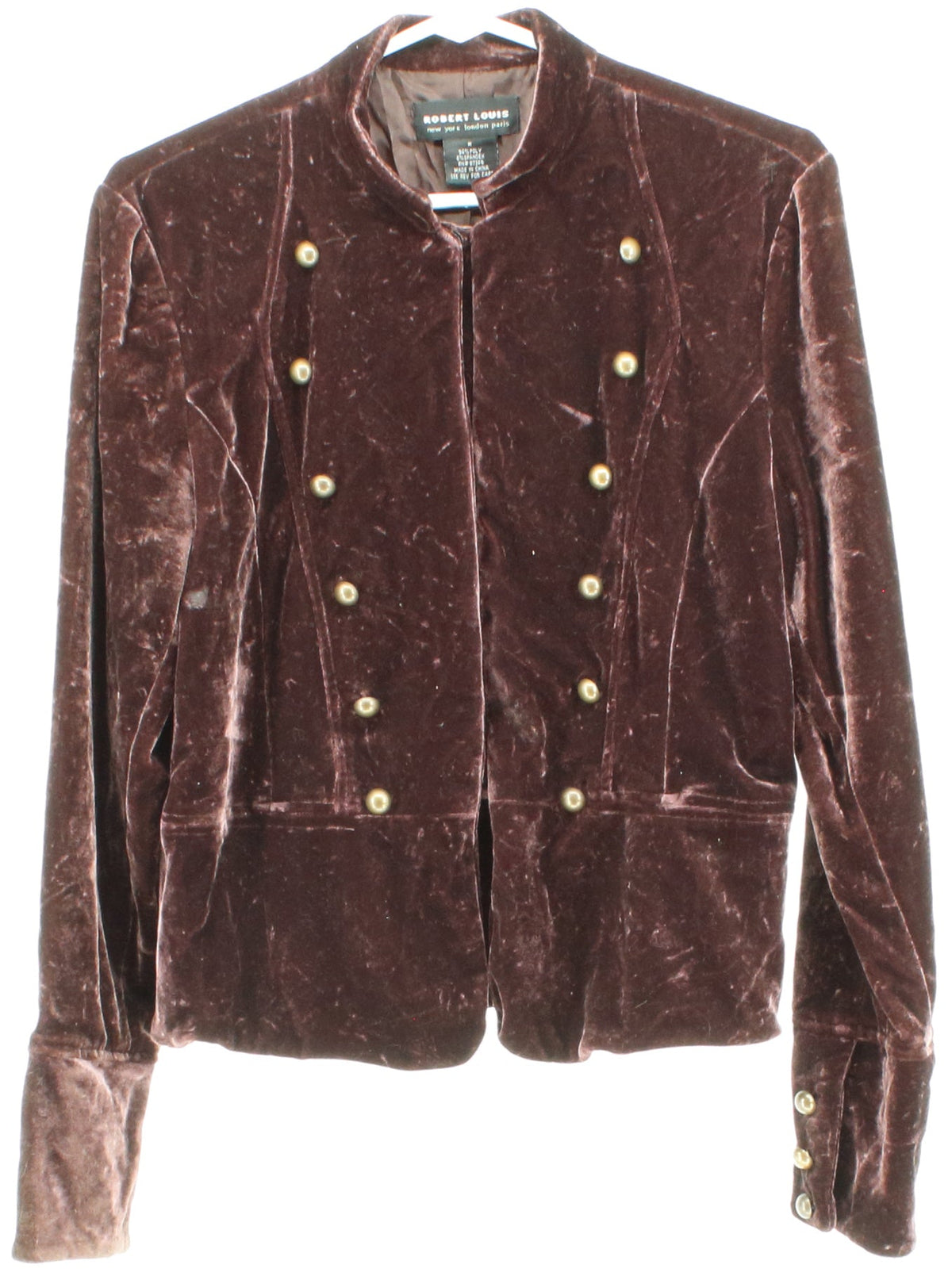 Robert Louis Dark Brown Velvet Jacket