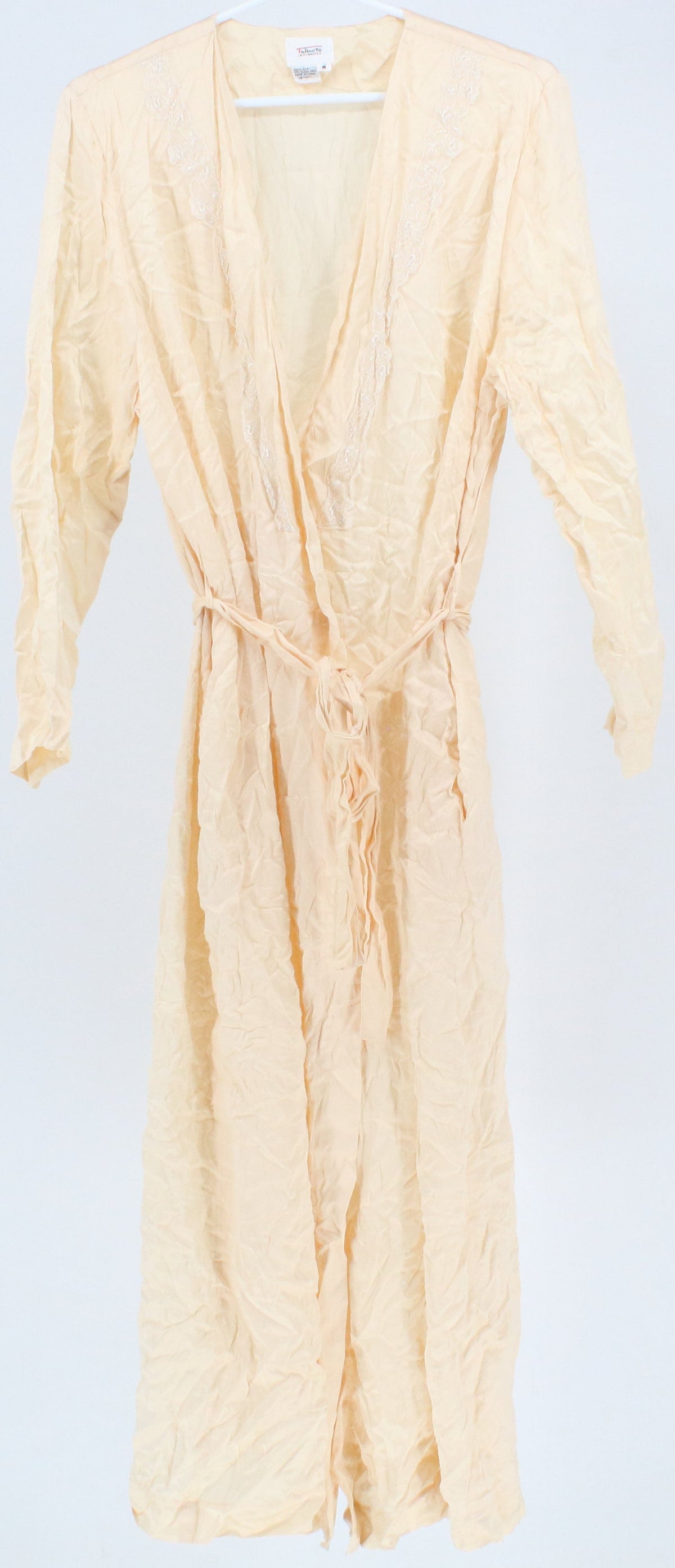 Talbots Intimates Beige Silk Robe