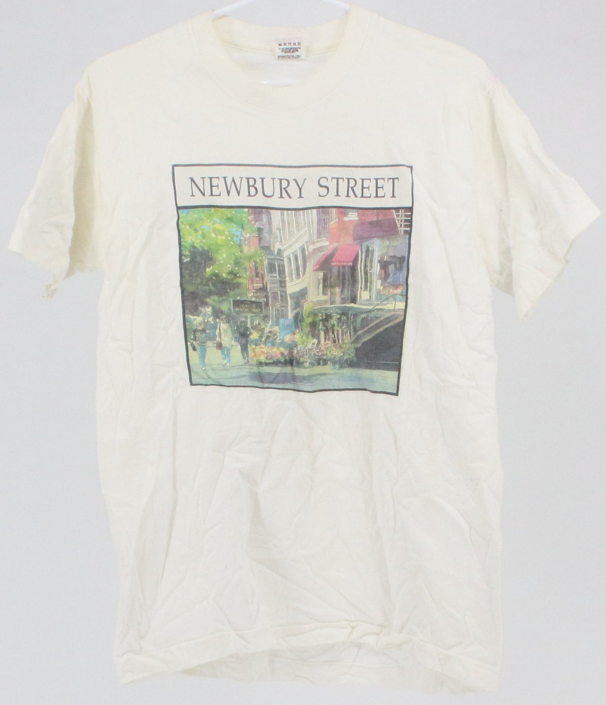 Fruit Of The Loom Newbury Street White Graphic T-Shirt