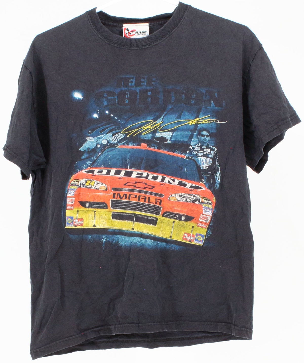 Chase Authentics Jeff Gordon Racing Black Graphic T-Shirt