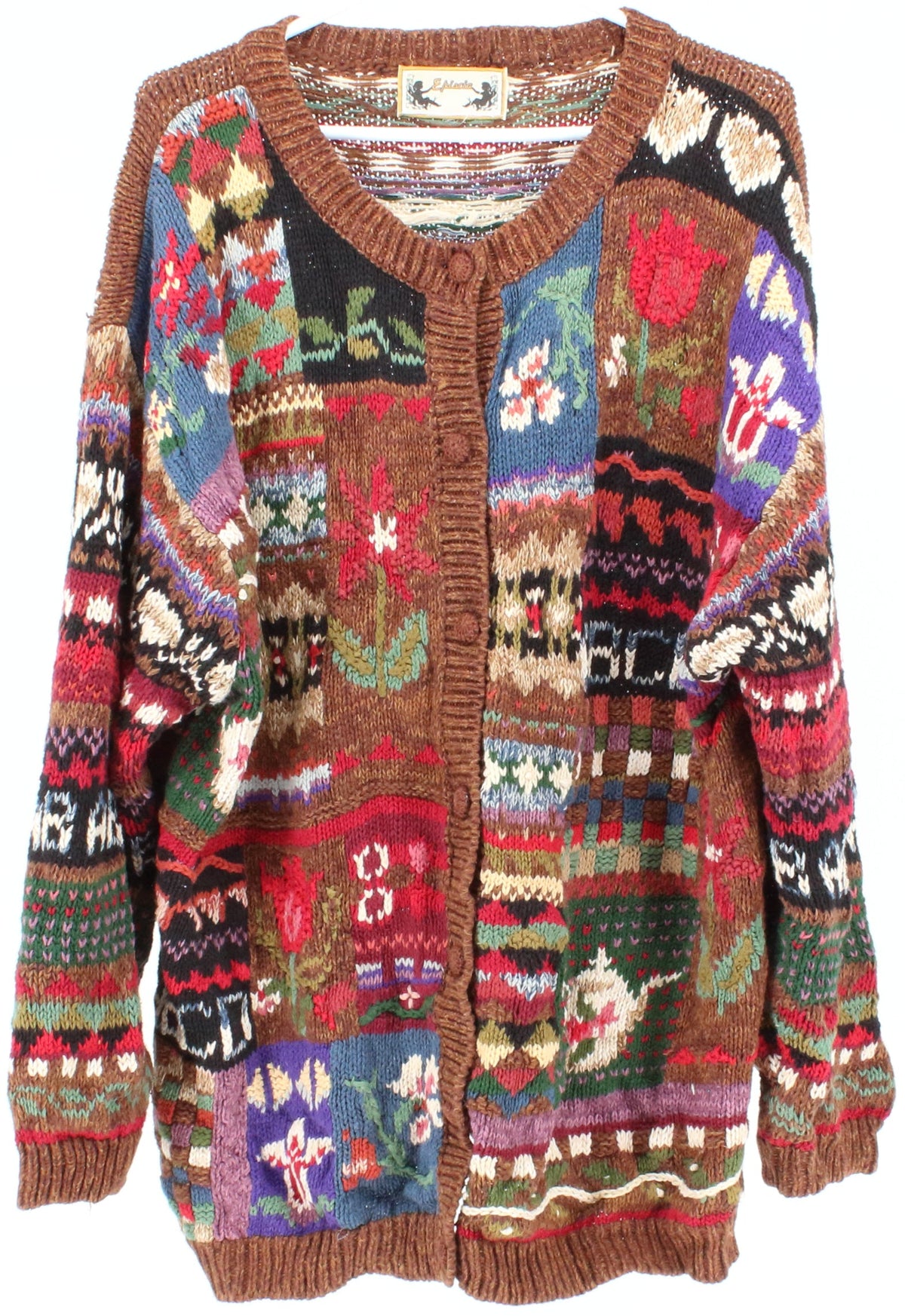 Epiacia Multicolor Women's Cardigan Sweater