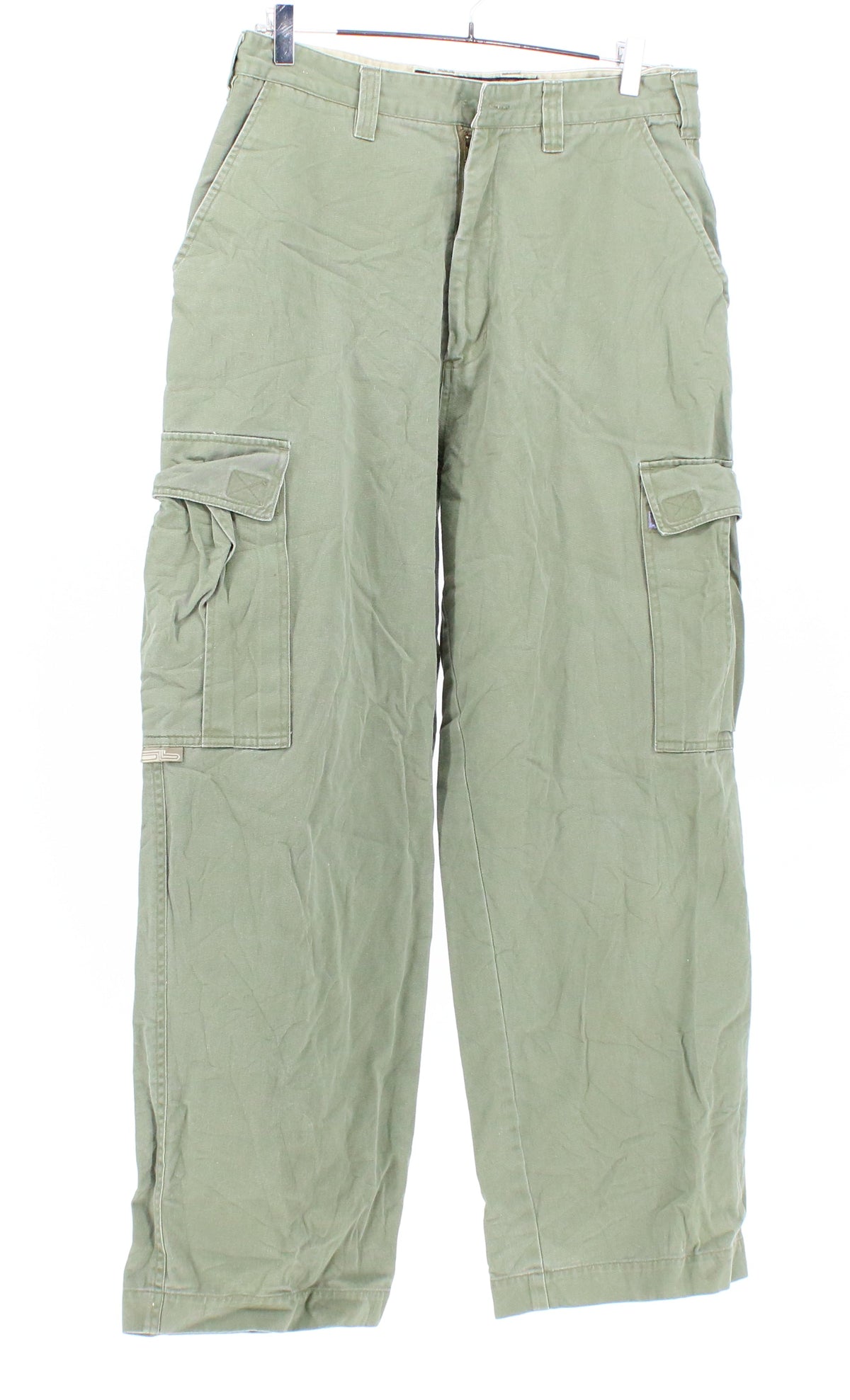 On The Brink Army Green Cargo Track Pants