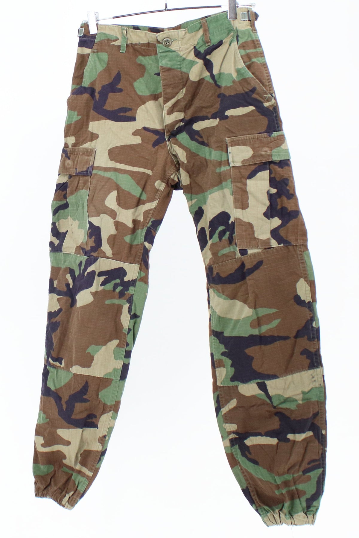 Army Camo Print Hemp Cargo Track Pants