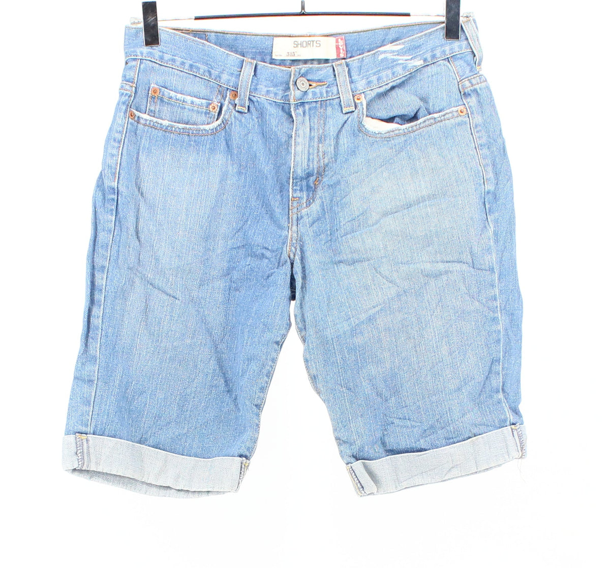 Levis Strauss 515 Light Blue Denim Shorts