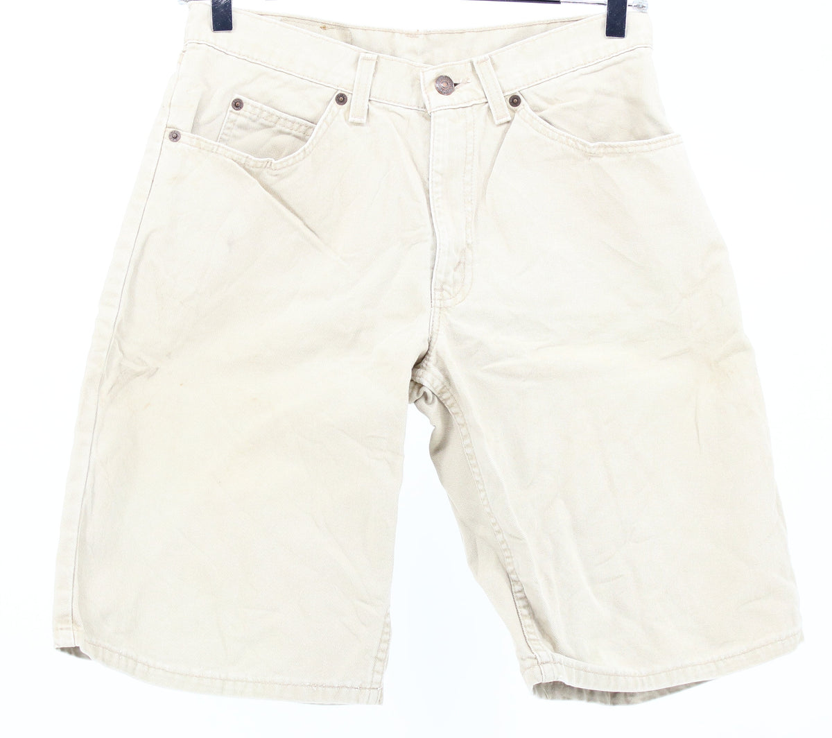 Levis 560 Loose Fit Student Beige Shorts