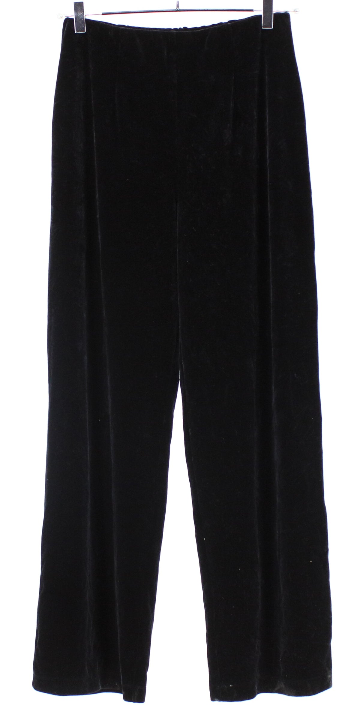 Susan Graver Style Black Velvet Women's Pants
