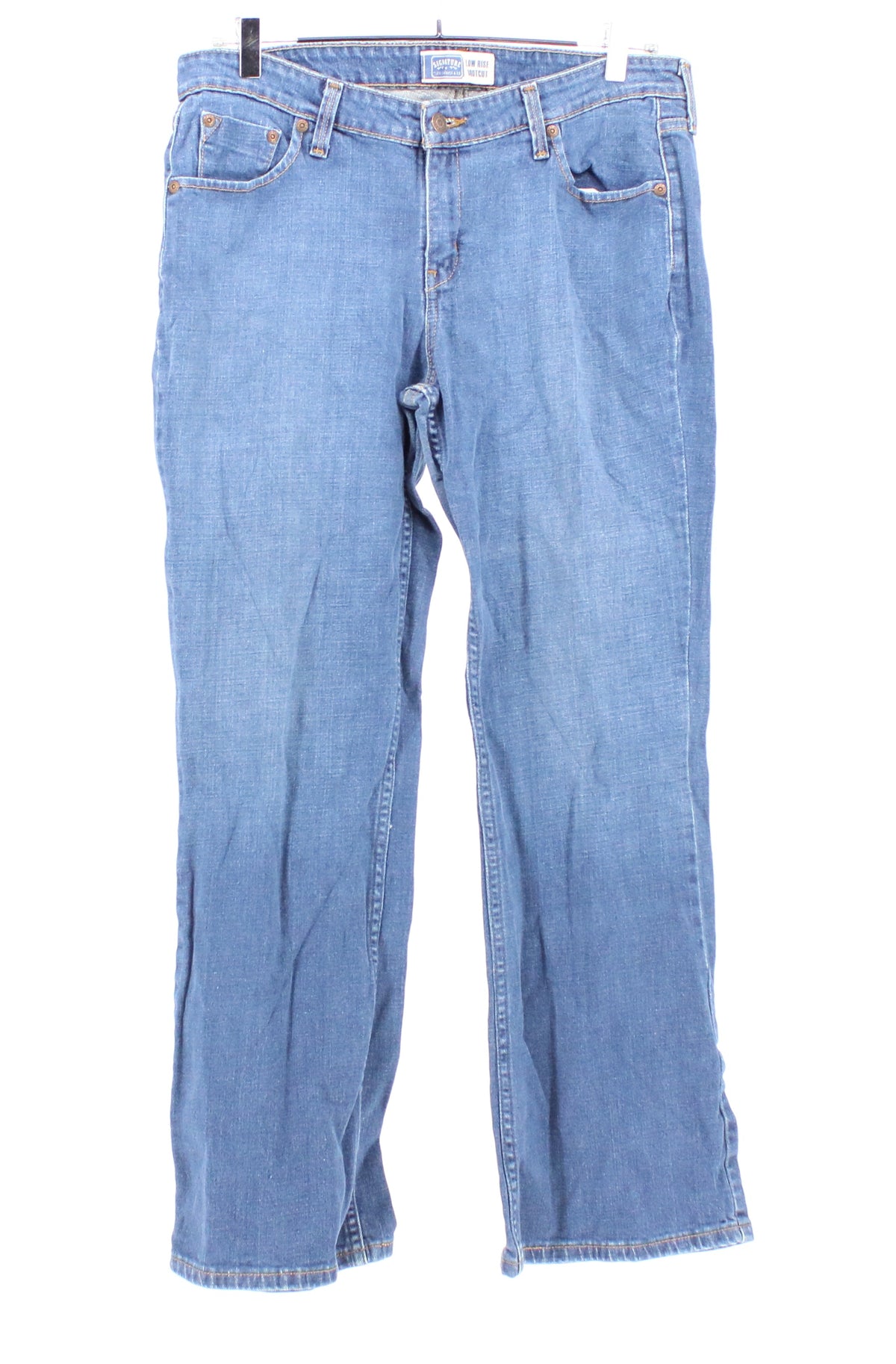 Levis Signature Low Rise Bootcut Blue Denim Jeans
