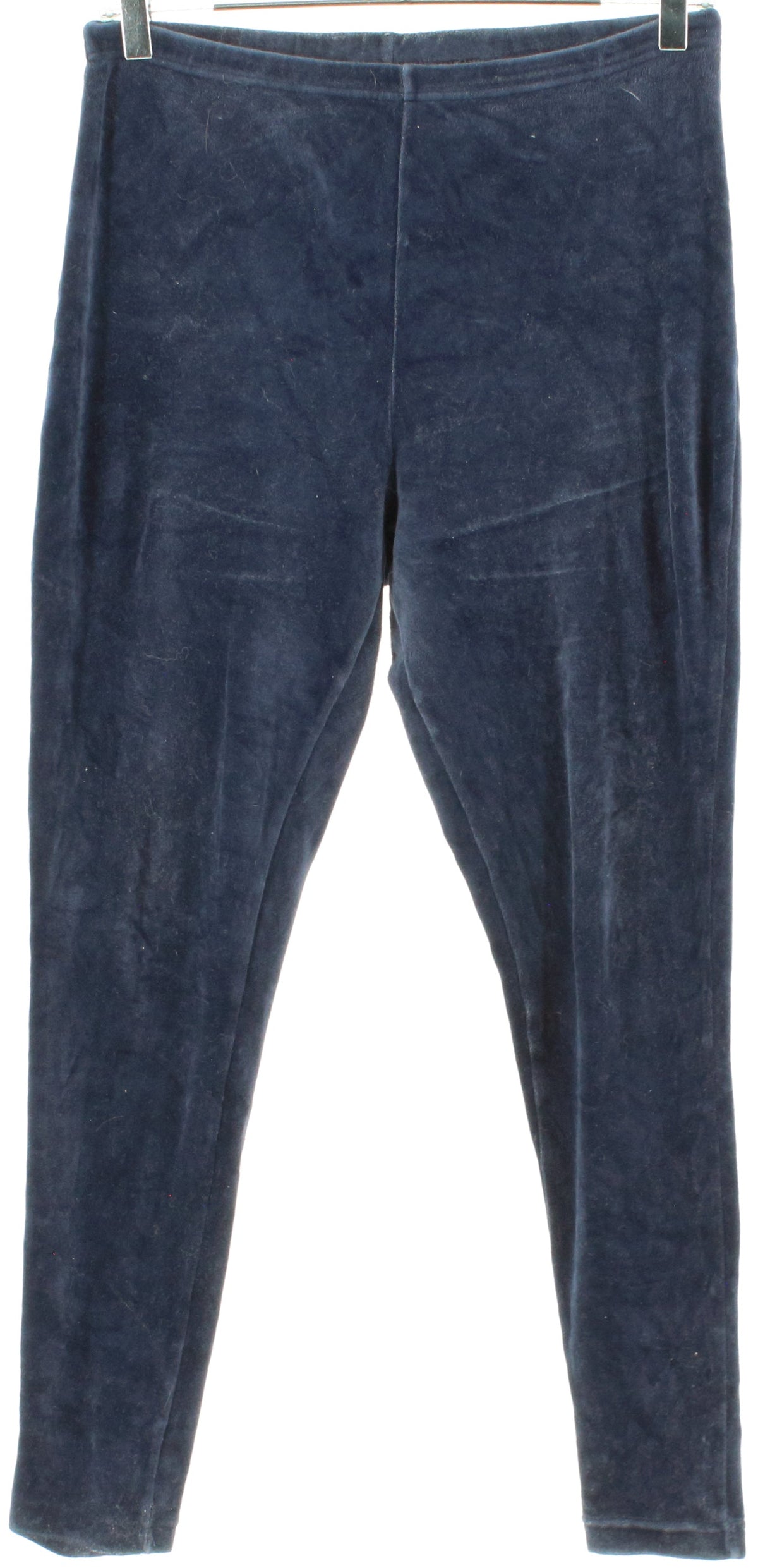 TR Bentley Navy Blue Velvet Legging Pants