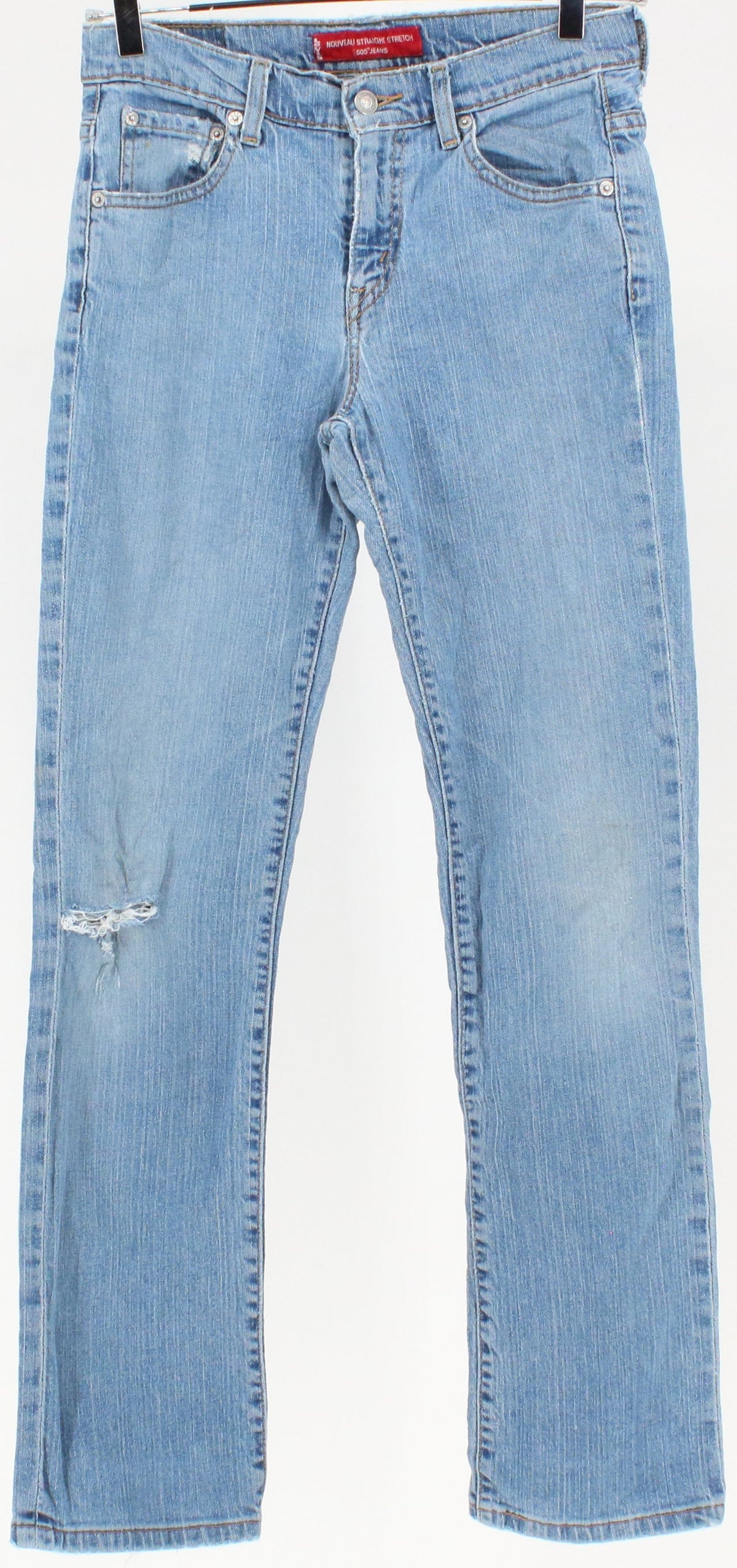Levis 505 Nouveau Straight Stretch Blue Denim Pants