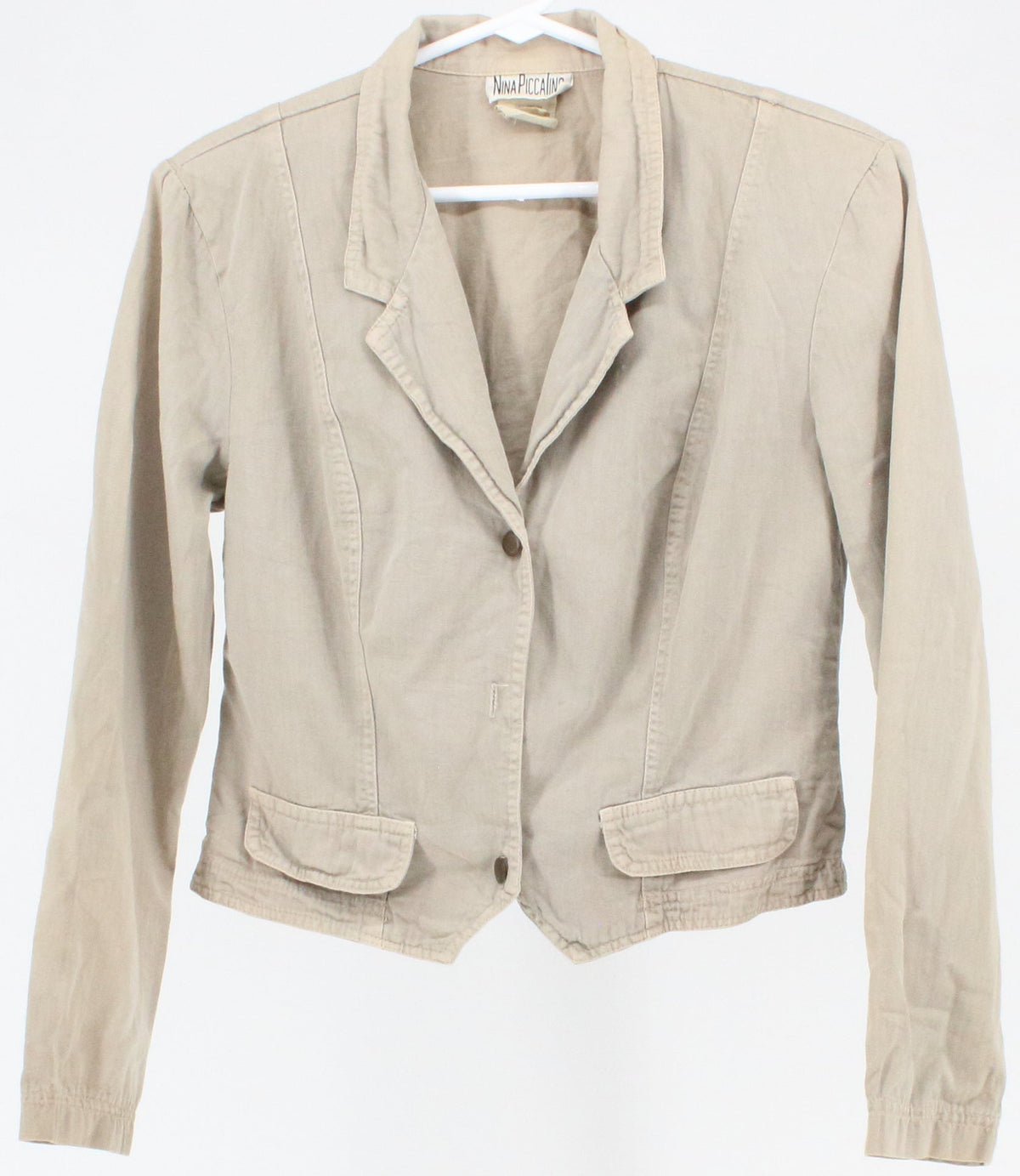 Nina Piccalino Beige Women's Jacket