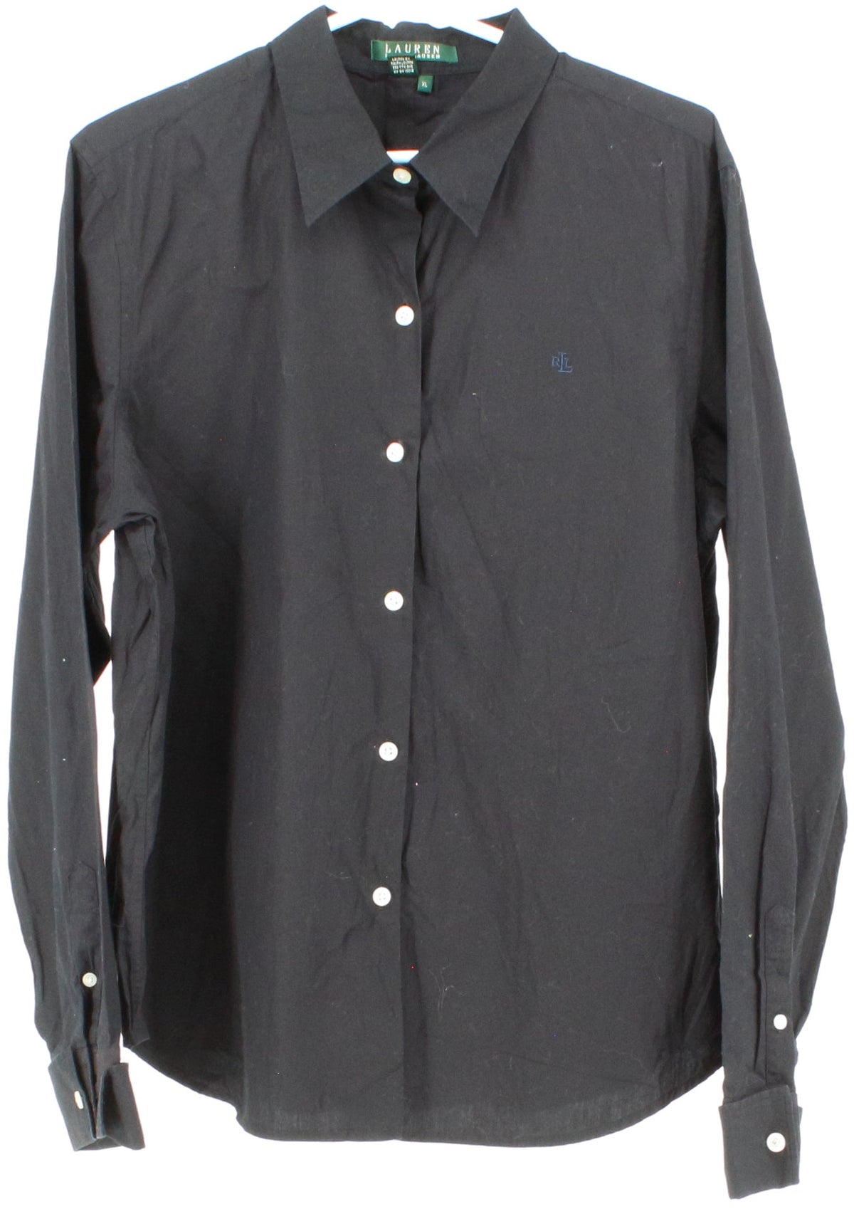 Lauren Ralph Lauren Black Long Sleeve Shirt