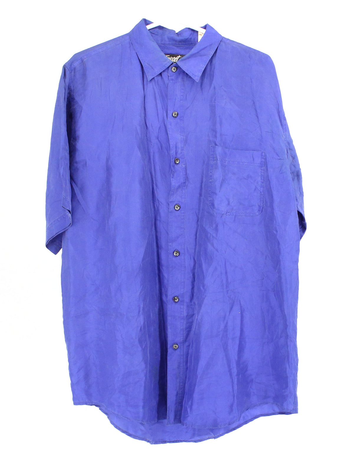 Impact Royal Blue Silk Short Sleeve Shirt