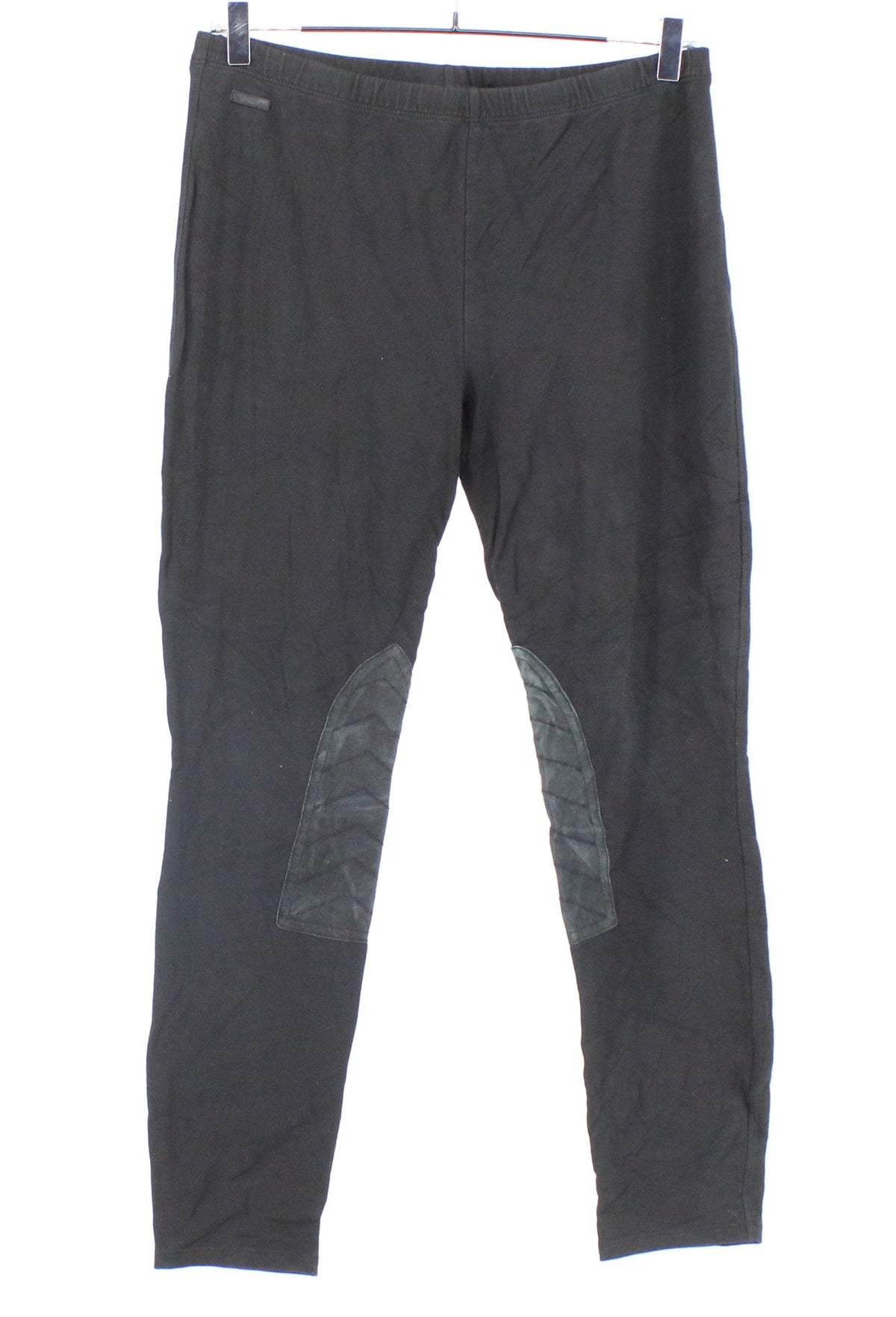 Polo Ralph Lauren Black Legging Pants With Side Knee Patch