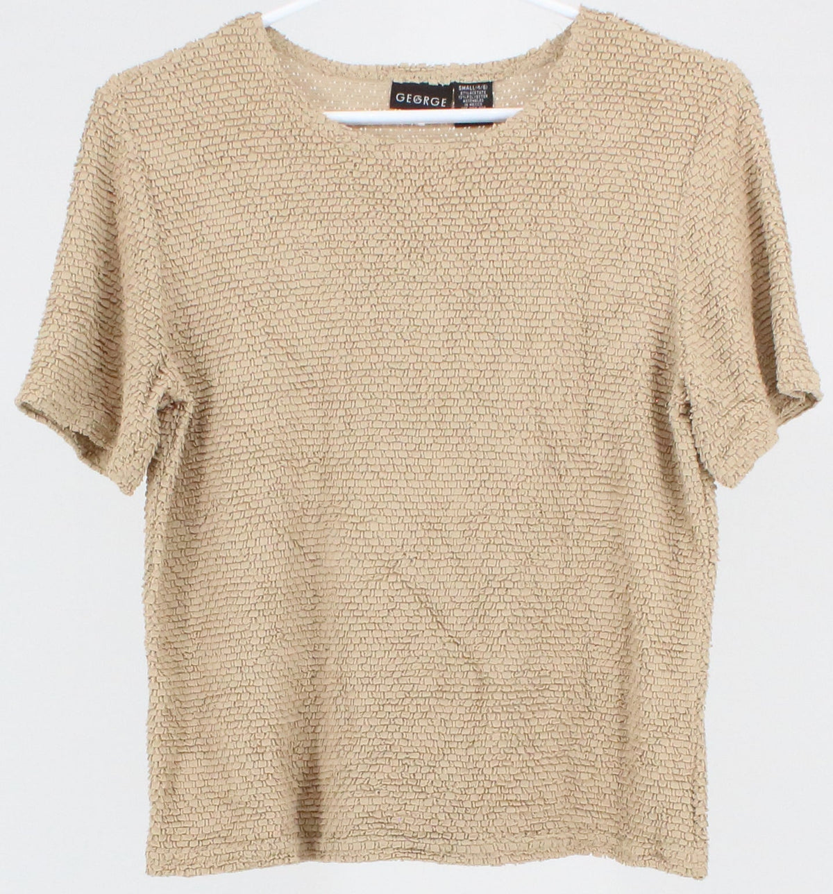 George Beige Textured Top
