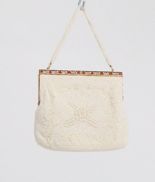 Pearl Embroidered Hand Purse