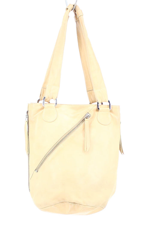Nuovedive Beige Genuine Leather Purse