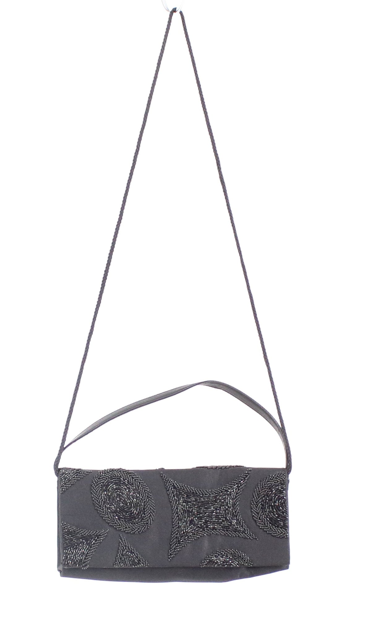 Bijoux Terner Black Embroidered Sling Bag