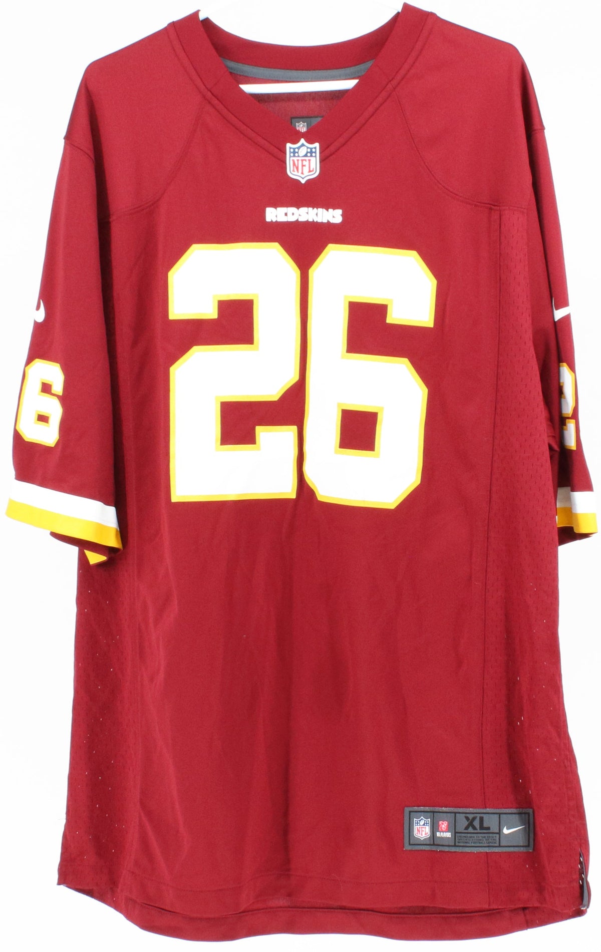 NFL Nike 26 Peterson Burgundy Jersey