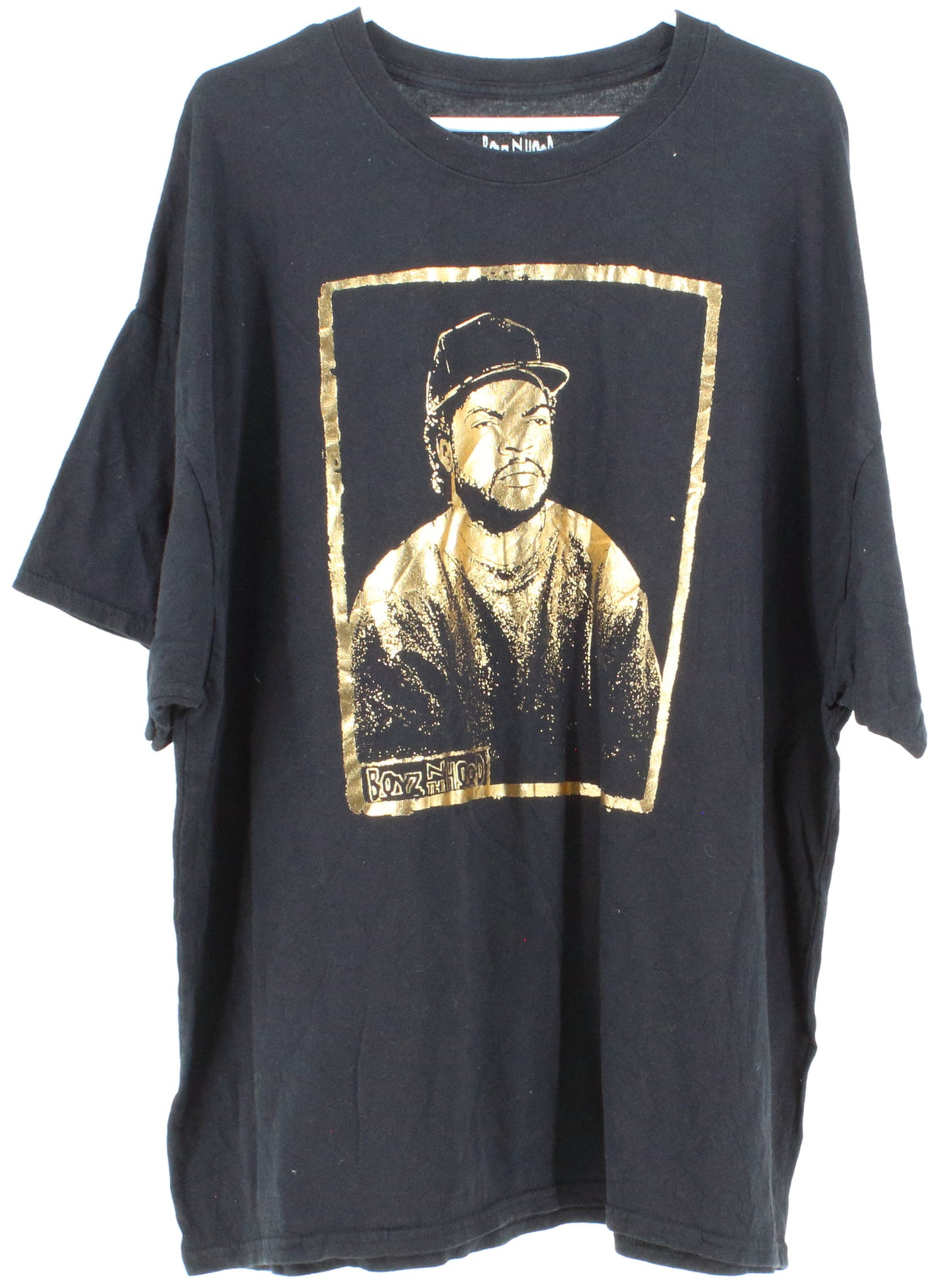 Boyz N The Hood Black and Gold Graphic Band Tee