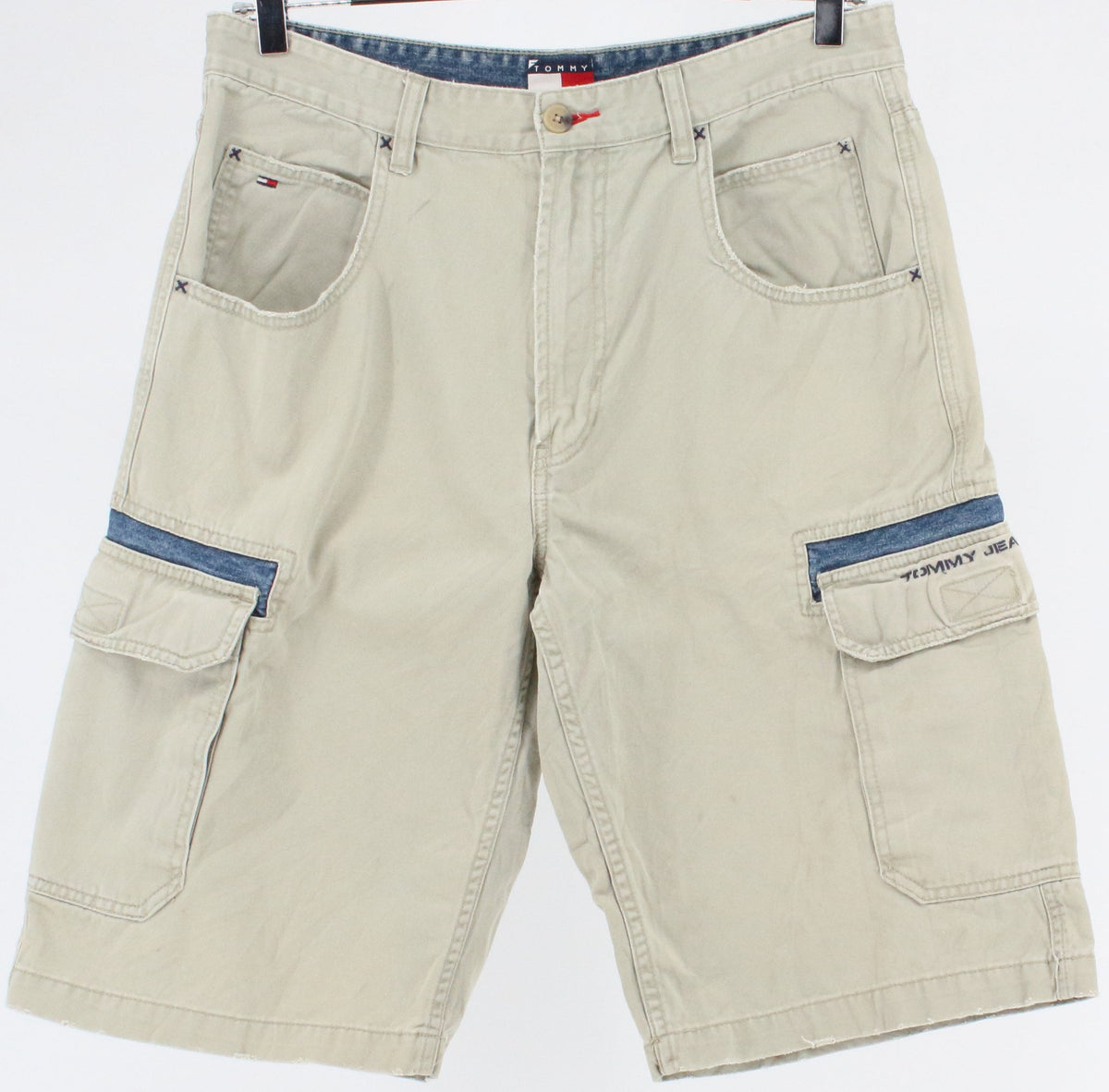 Tommy Jeans Beige Cargo Shorts
