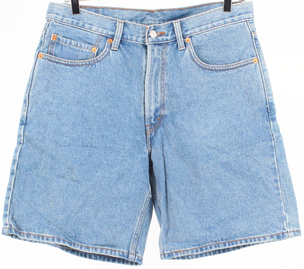 Levis Relaxed Fit Mid Blue Wash Denim Shorts