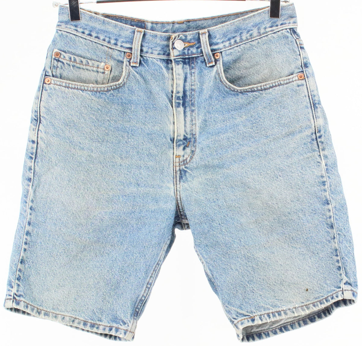 Levis 505 Regular Fit Blue Denim Shorts