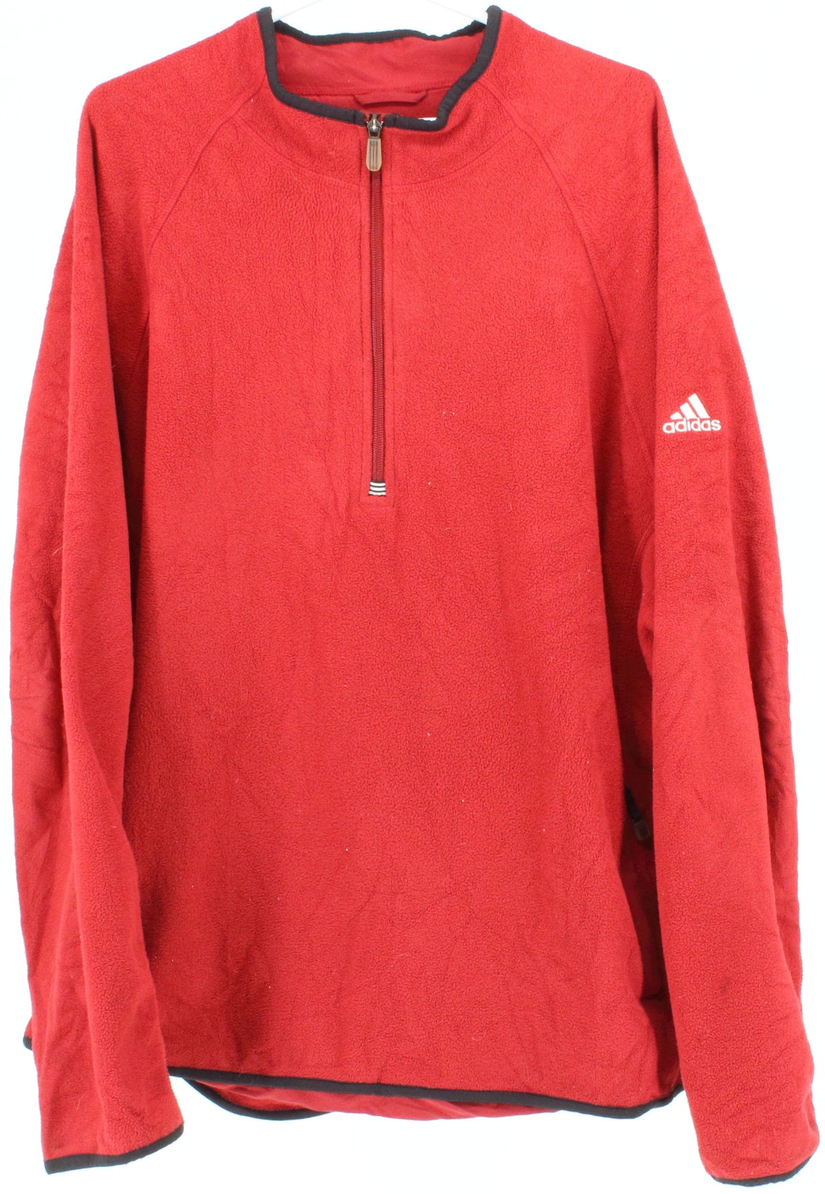 Adidas Clima Warm Red Half Zip Men's Fleece