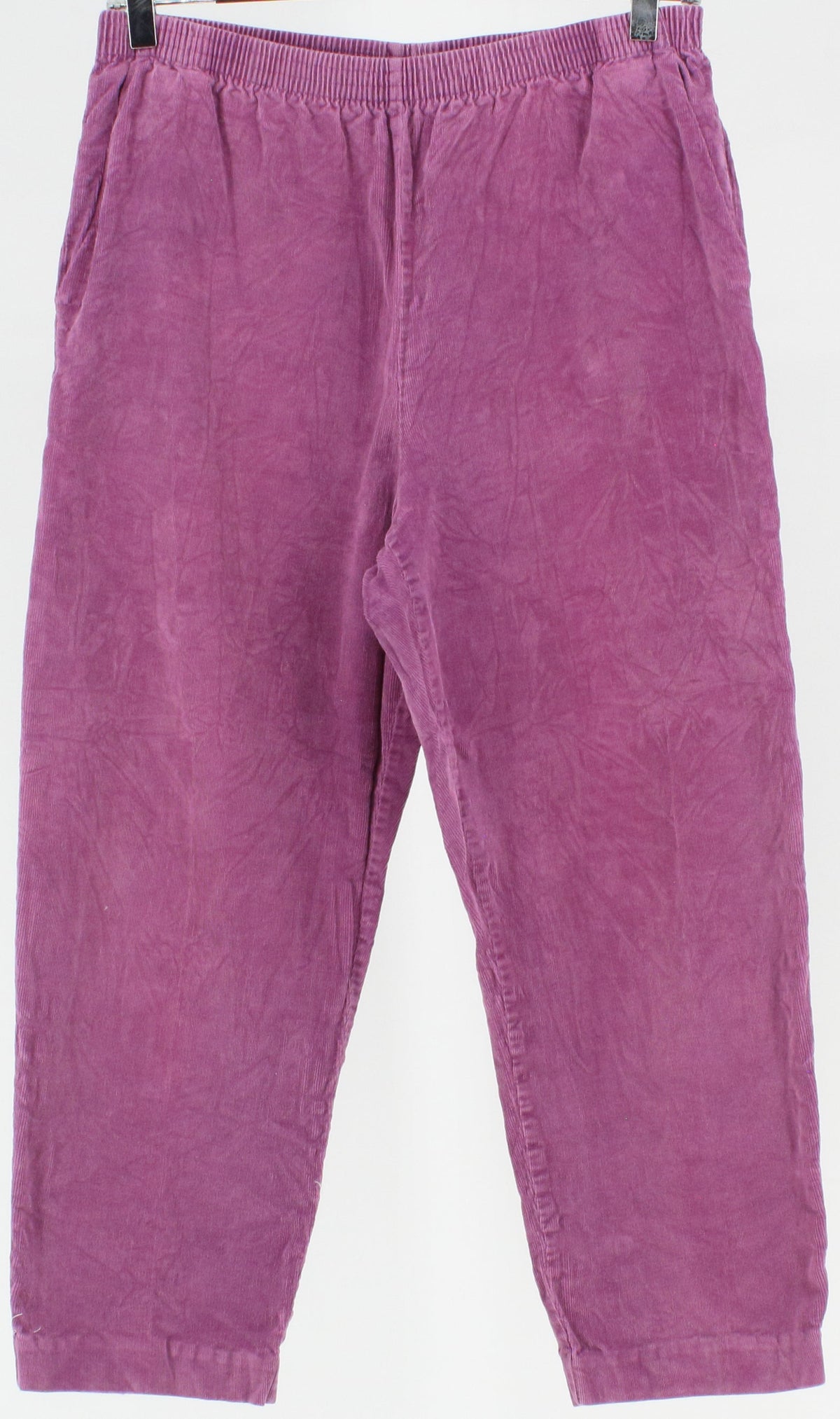 Alfred Dunner Purple Corduroy Pants