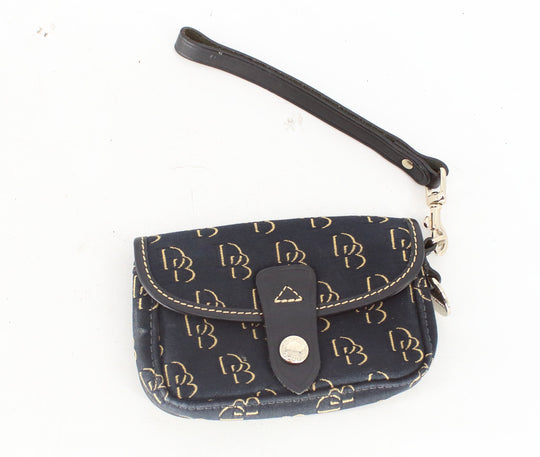 DB Black Magnetic Snap Closure Wallet