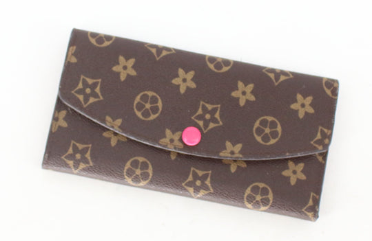 Red Kiss Brown Printed Wallet