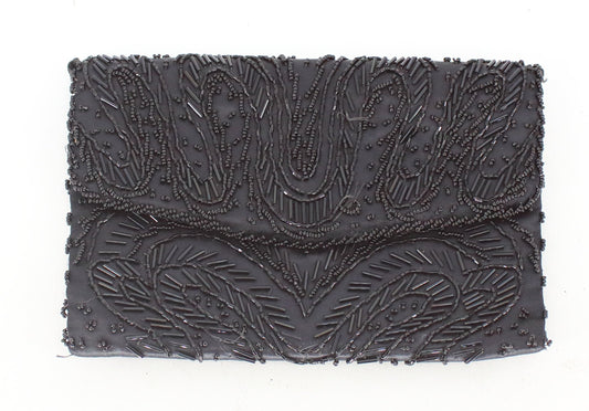 Regale Ltd. Black Beaded Wallet