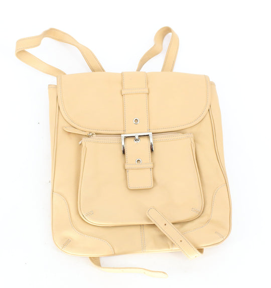 Jones New York Camel Magnetic Snap Closure Back Pack