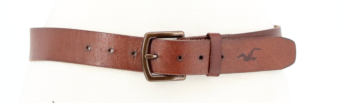 Hollister Brown Genuine Leather Belt