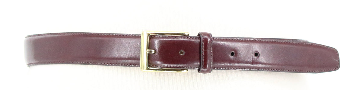 Burgundy Vegan Leather Belt