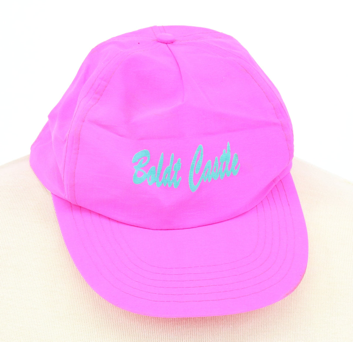 Triangle Headwear Pink Cap with Front Silk Logo